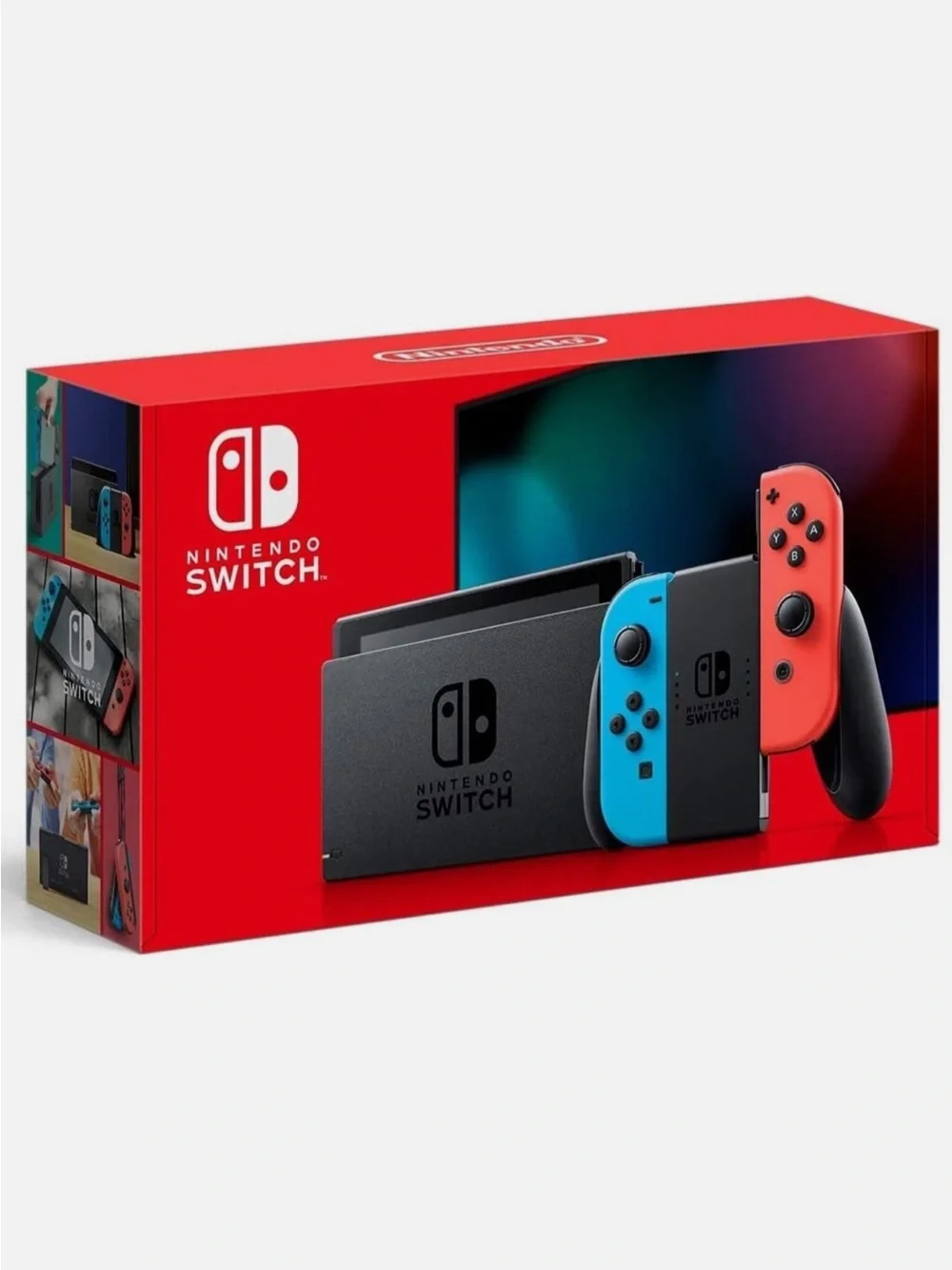 Nintendo Switch Console with Neon Blue & Neon Red Joy‑Con Controllers
